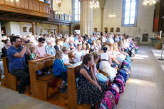 Ökumenischer Einschulungsgottesdienst in St. Crescentius (Foto: Karl-Franz Thiede)